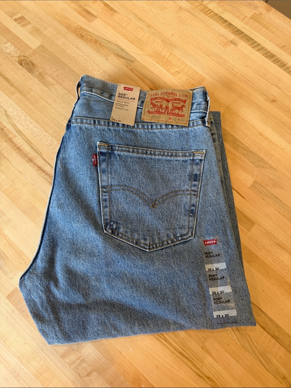 Levi's Light Blue Relaxed Fit Men's Jeans